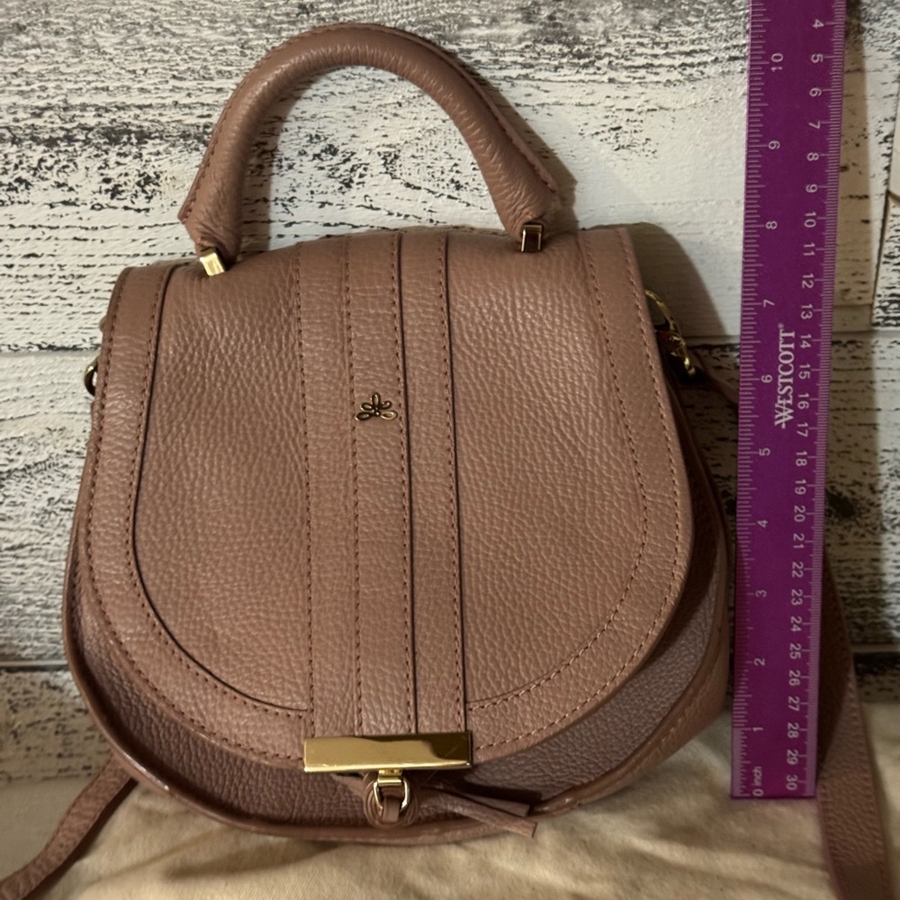 DeMellier Pink Mini Venice Saddle Bag - Picture 2 of 6